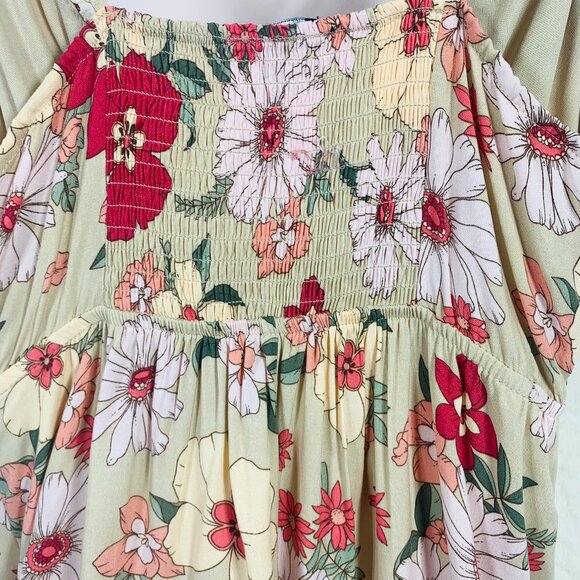 Mini slip dress mixed print size small AMBIANCE - Picture 5 of 15